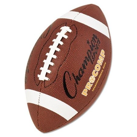 CHAMPION SPORTS Champion Sport CF200 Pro Composite Football; Intermediate Size; 21 in.; Brown CF200